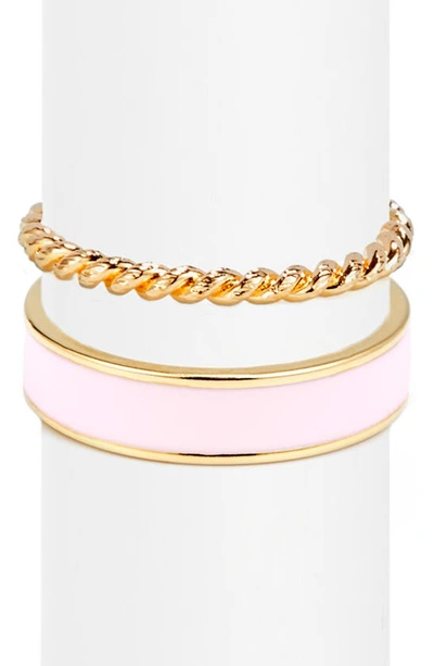 Shop Brook & York Olivia Set Of 2 Stacking Rings In Gold