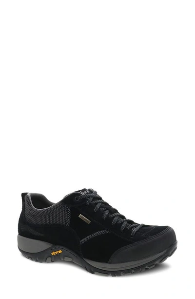 Shop Dansko Paisley Waterproof Sneaker In Black/black