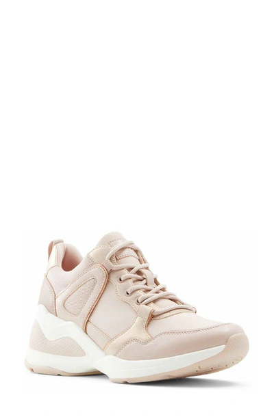 Shop Aldo Vany Sneaker In Gold