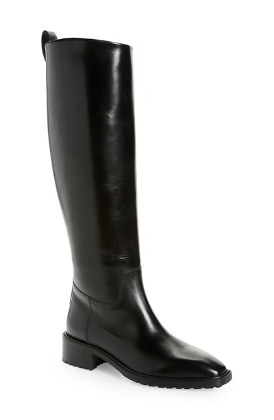 Shop Aeyde Tammy Knee High Boot In Black