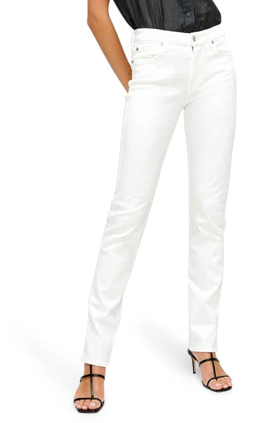 Shop Seven Kimmie Straight Leg Jeans In Luxe White