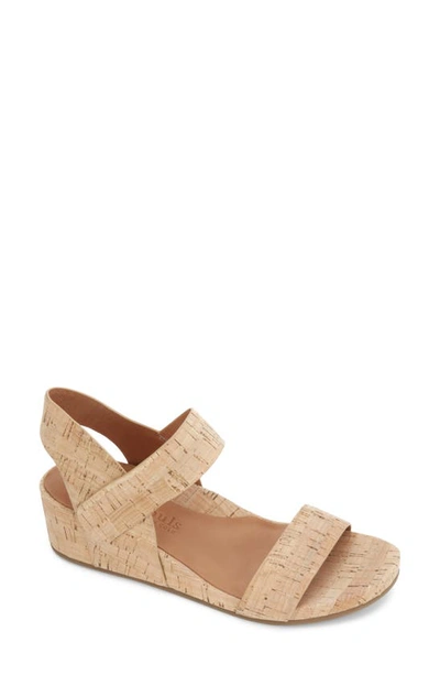 Shop Gentle Souls By Kenneth Cole Gianna Sandal In Natural Cork