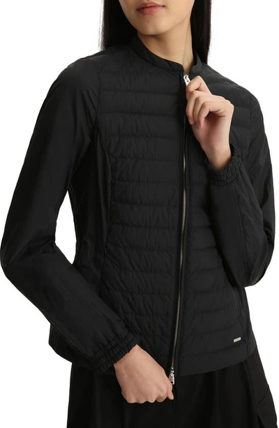 Shop Woolrich Violet Water Repellent Down Jacket In Black