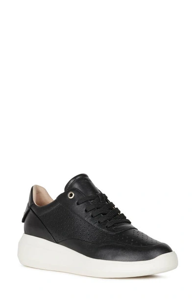 Geox Rubidia Wedge Sneaker In Black | ModeSens