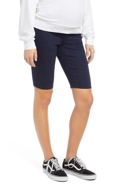 Shop 1822 Denim Cozy Athleisure Pull-on Maternity Shorts In Tina