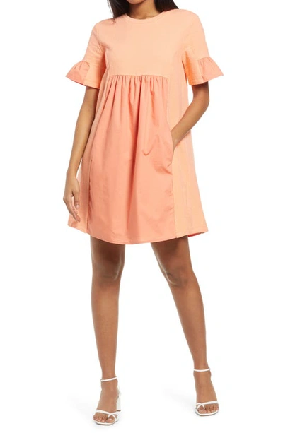 ENGLISH FACTORY ENGLISH FACTORY SOLID MINIDRESS SY218D