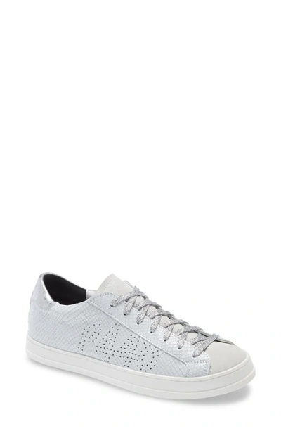 Shop P448 John Sneaker In White/ Silver