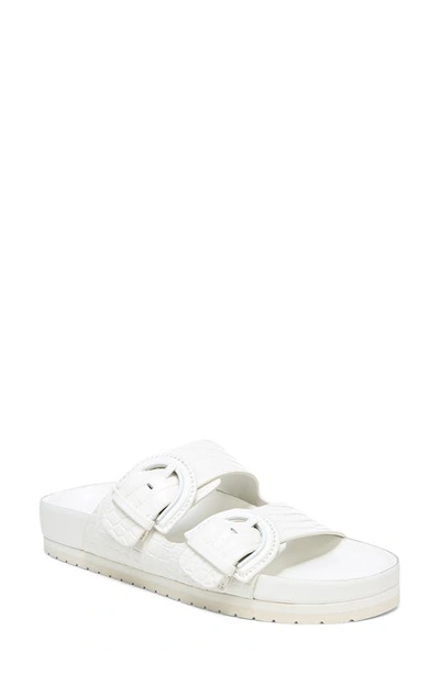 Shop Vince Glyn Slide Sandal In Off White