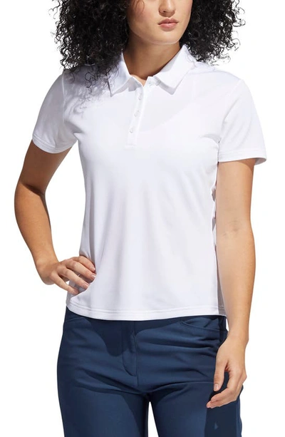 Shop Adidas Golf Performance Polo In White