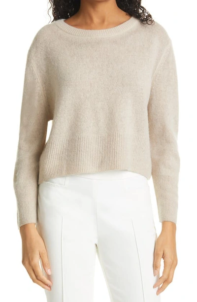 Shop Line Coletta Crop Cashmere Sweater In Ash