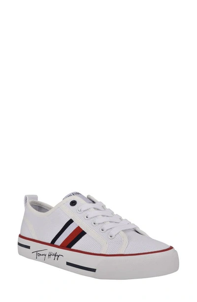 Tommy Hilfiger Women's Glorie Lace Up Sneakers Women's Shoes In White Multi  | ModeSens