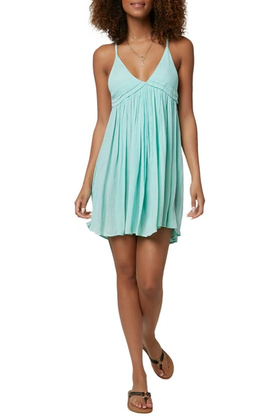 Shop O'neill Saltwater Cover-up Dress In Sea Glass