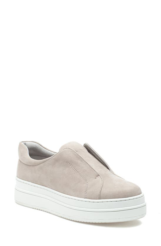 light grey platform sneakers