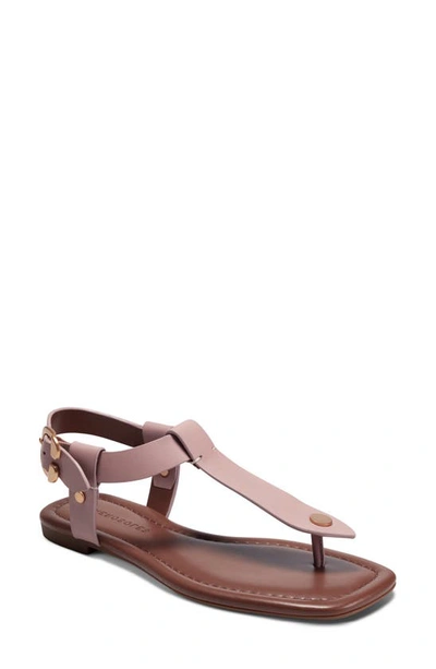 Shop Aerosoles Carmina T-strap Sandal In Pink Leather