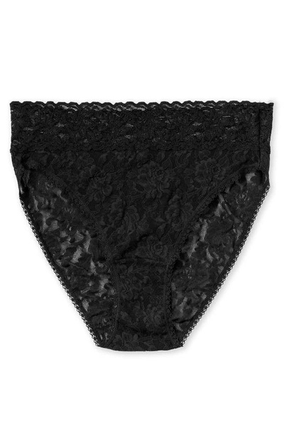 Hanky Panky Plus Size Signature Lace French Brief In Black