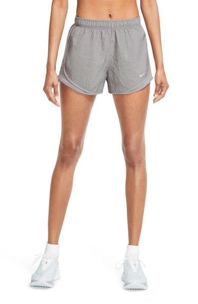 Shop Nike Tempo Dri-fit Running Shorts In Gunsmoke/ Wolf Grey