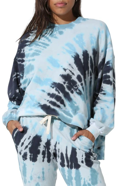 Shop Electric & Rose Neil Tie Dye Sweatshirt In Sage/marina