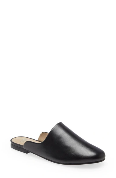 Shop Johnston & Murphy Caroline Mule In Black Leather