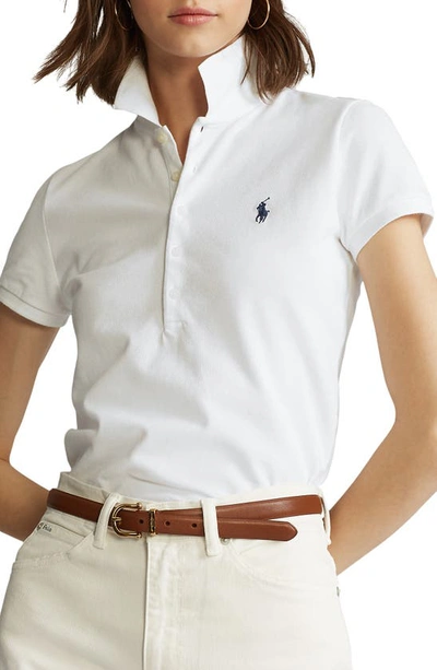 Shop Polo Ralph Lauren Julie Polo In White