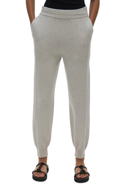 Shop Helmut Lang Recycled Cashmere Joggers In Coastal Fog