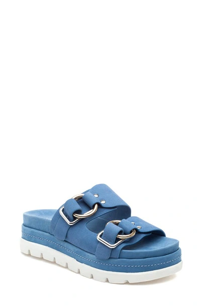 Shop Jslides Baha Slide Sandal In Oceana Waxy Nubuck