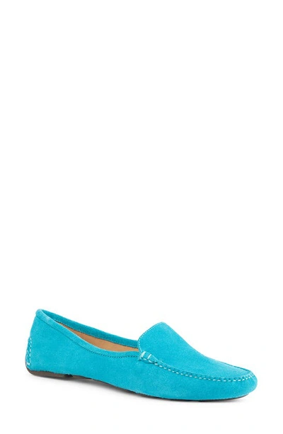 Shop Patricia Green 'jillian' Loafer In Turquoise Suede