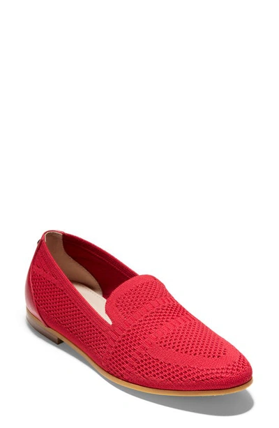 Cole Haan Women s Modern Classic Knit Loafers In Red ModeSens