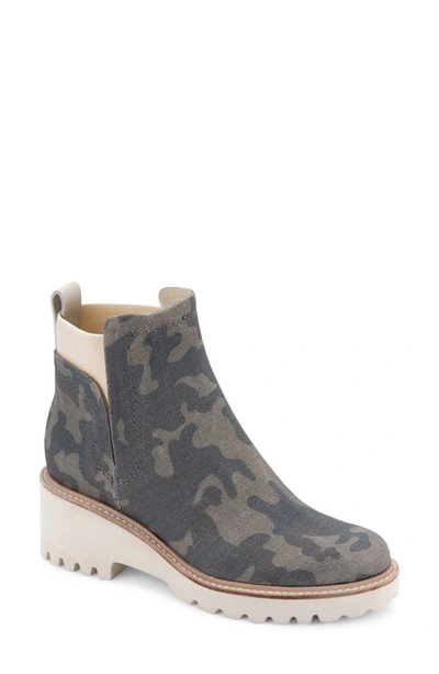 Shop Dolce Vita Huey Bootie In Camo Canvas