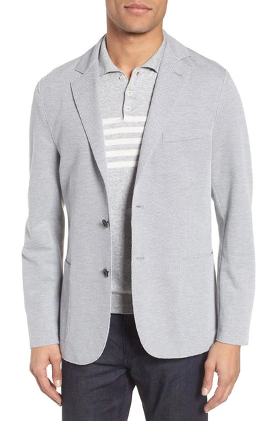 Shop Eleventy Slim Fit Jersey Sport Coat In Grey