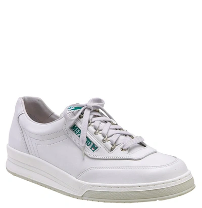 Mephisto Men's Match Leather Tennis Sneakers In White | ModeSens