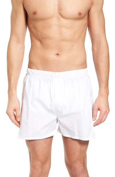 Shop Majestic Boxer Shorts In White
