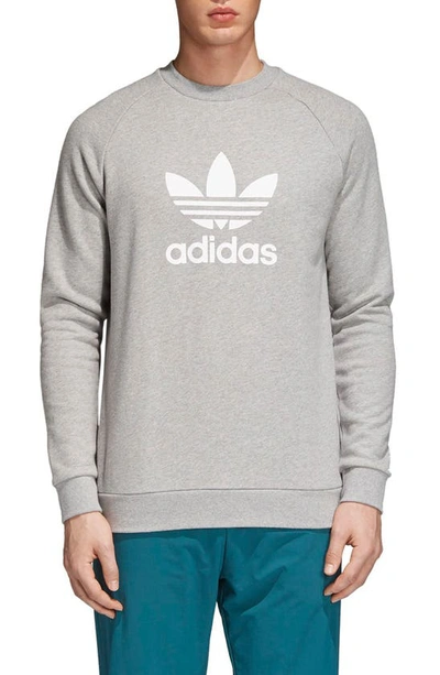 Adidas Originals Adidas Men's Originals Adicolor Warm-up Sweatshirt In  Medium Grey Heather | ModeSens