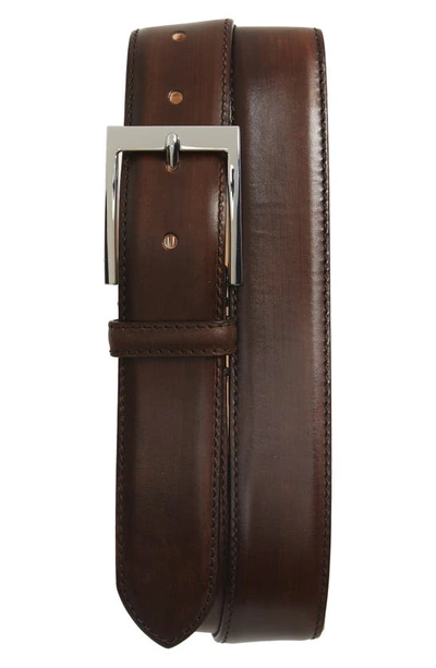 Shop To Boot New York Leather Belt In Brown