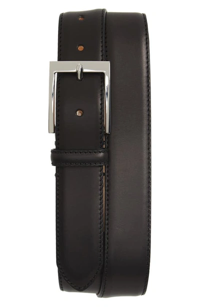 Shop To Boot New York Leather Belt In Black