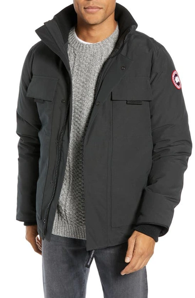 Shop Canada Goose Forester Slim Fit Jacket In Black