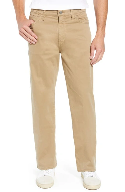 Shop Mavi Jeans Max Relaxed Fit Twill Pants In British Khaki Twill