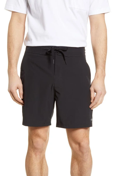 Shop Alo Yoga Plow Board Shorts In Black