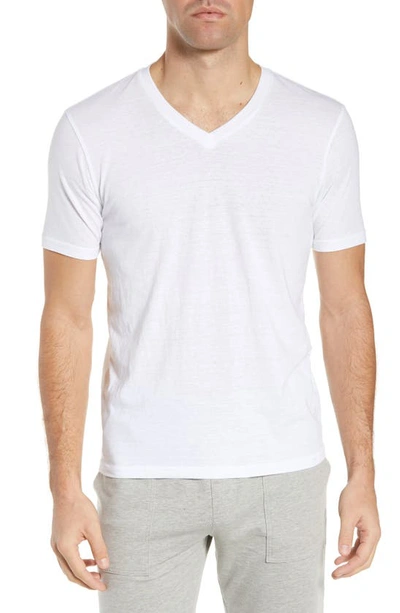 Shop Goodlife Classic V-neck T-shirt In White