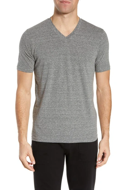 Shop Goodlife Classic V-neck T-shirt In Heather Grey
