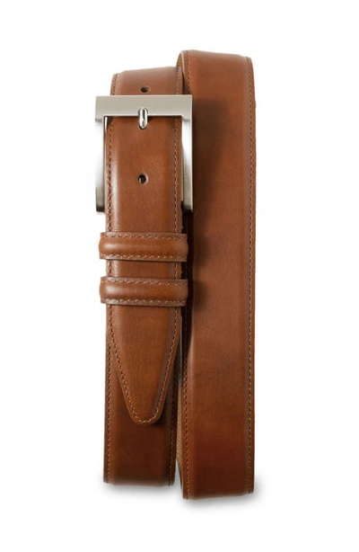 Shop Allen Edmonds Classic Wide Belt In Walnut