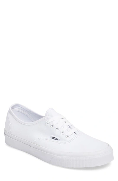 Shop Vans Authentic Sneaker In True Whte