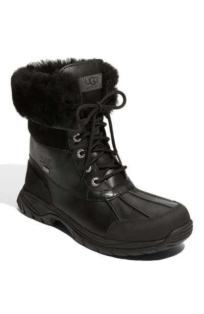 Shop Ugg Butte Waterproof Boot In Black