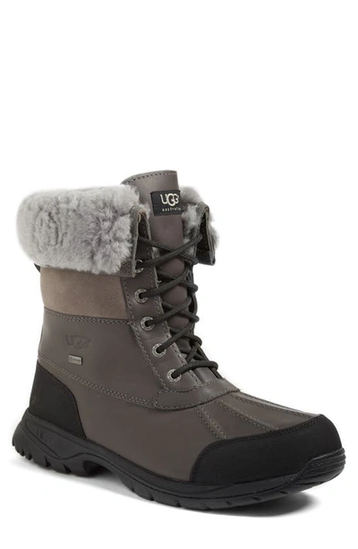 Ugg Men's Waterproof Butte Boots Men's Shoes In Metal | ModeSens