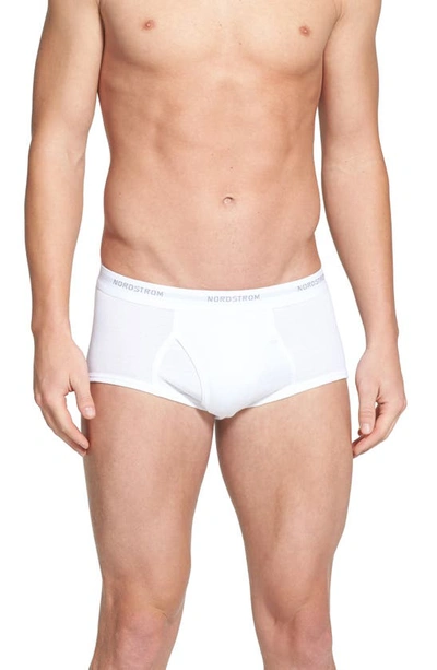 Shop Nordstrom Men's Shop Nordstrom 4-pack Supima® Cotton Briefs In White