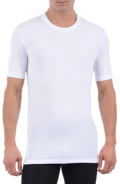 Shop Tommy John Cool Cotton Crewneck Undershirt In White