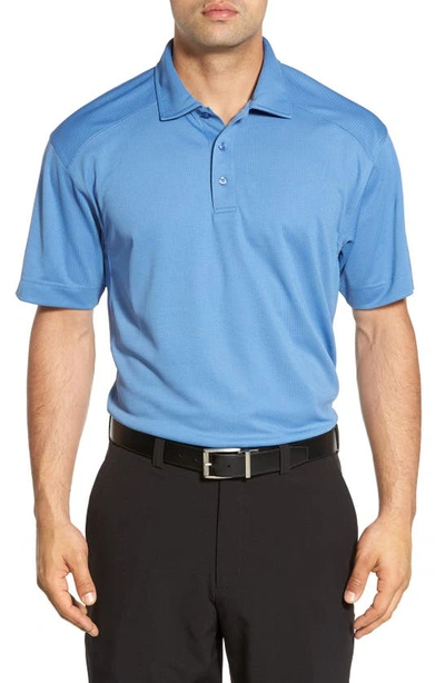 Shop Cutter & Buck Genre Drytec Moisture Wicking Polo In Sea Blue