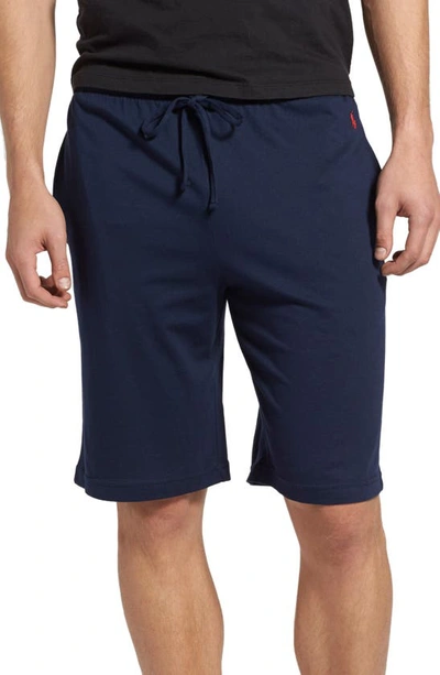 Shop Polo Ralph Lauren Sleep Shorts In Cruise Navy