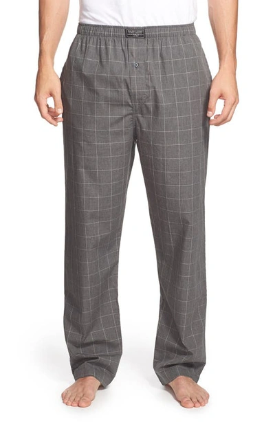 Shop Polo Ralph Lauren Cotton Pajama Pants In Charcoal