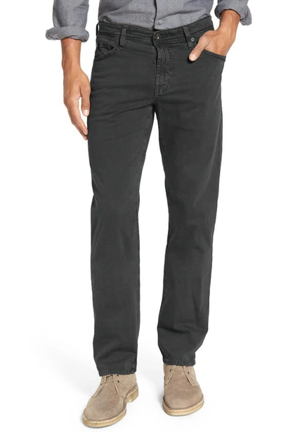 Shop Ag Graduate Sud Slim Straight Leg Pants In Dark Rock