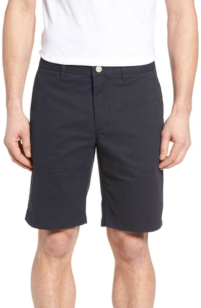 Shop Bonobos Stretch Washed Chino 9-inch Shorts In Jet Blues